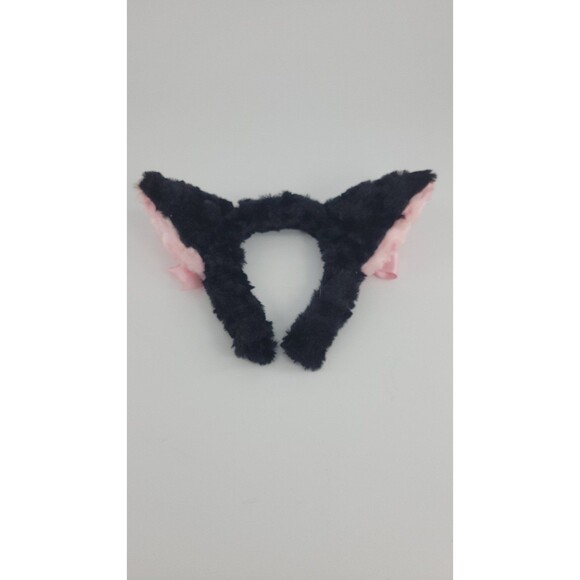 Miss Candyholic Fluffy Licorice Kitty Pink Bows Kawaii Fairy Kei Headband - Picture 2 of 5